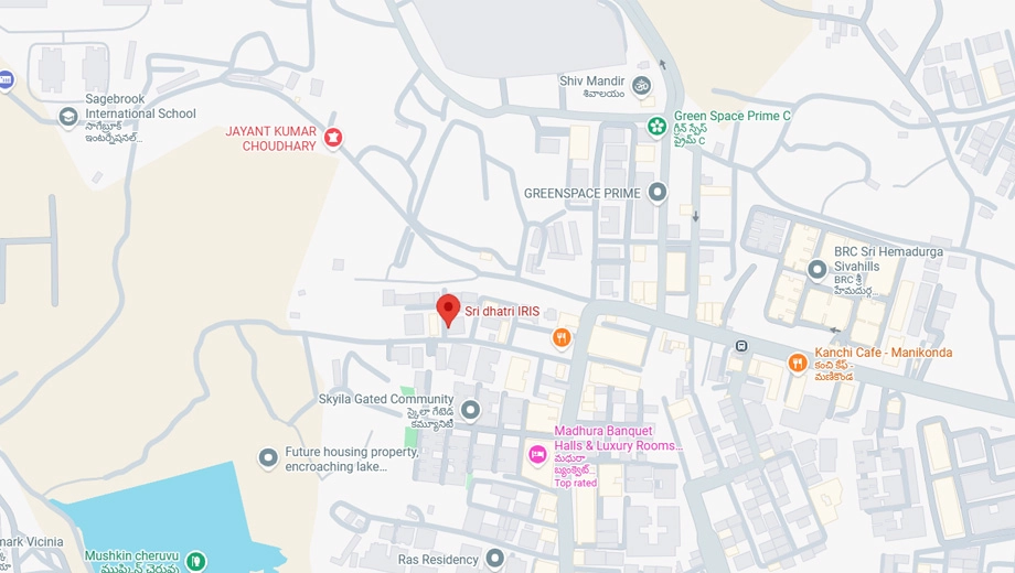 Location of Sri Dhatri Iris in Manikonda, Hyderabad - Image 385952