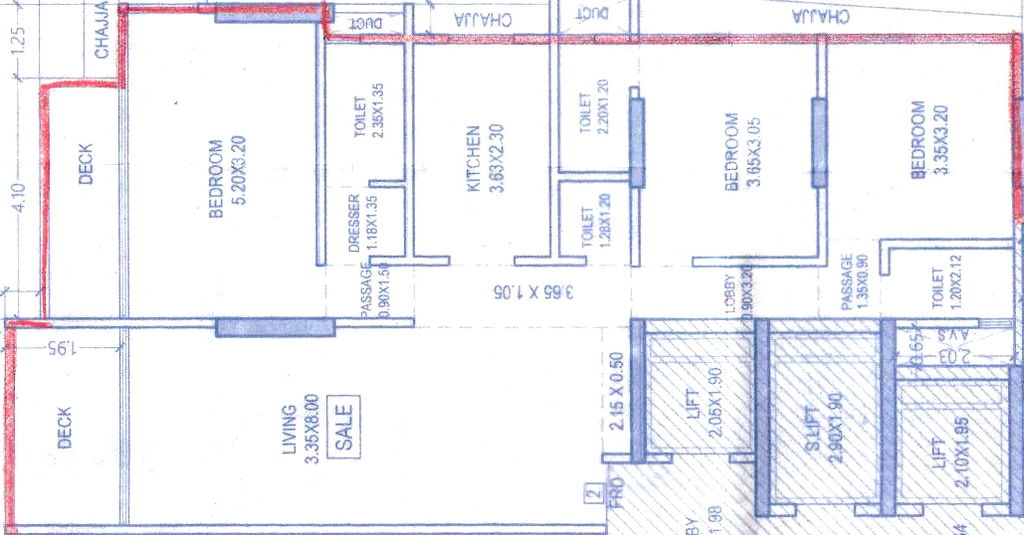 3 BHK Flat in DLH Dawn in Santacruz West, Mumbai - Image 917555