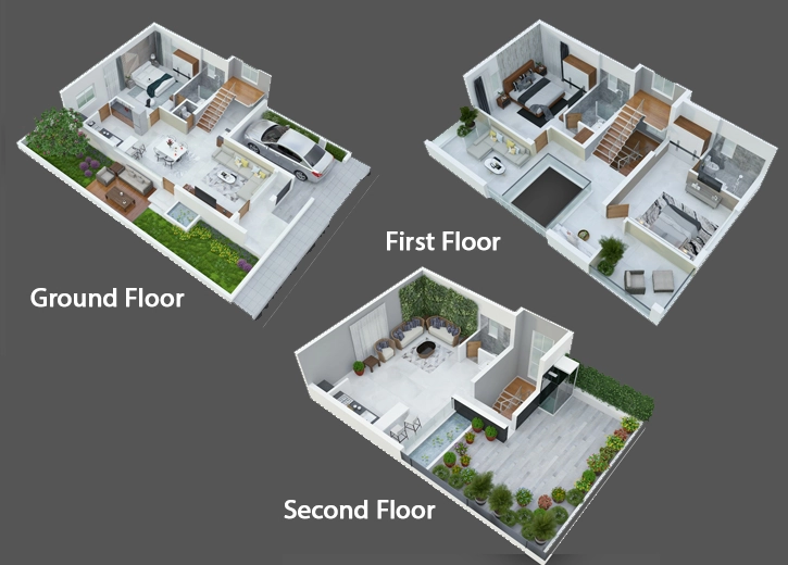 4 BHK House/Villa in APB Tranquil Garden in Cuttack, Bhubaneswar - Image 910324
