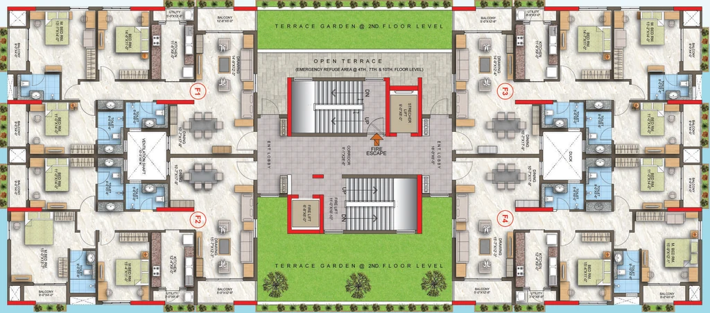 Floor Plan of Scheme Art Nua Ghara in Cuttack, Bhubaneswar - Image 385019