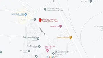 Location of Adani Shantigram - Amogha - Image 22380