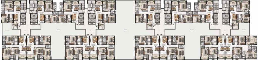 Floor Plan of Dion Riverside Township in Trisulia, Bhubaneswar - Image 385046