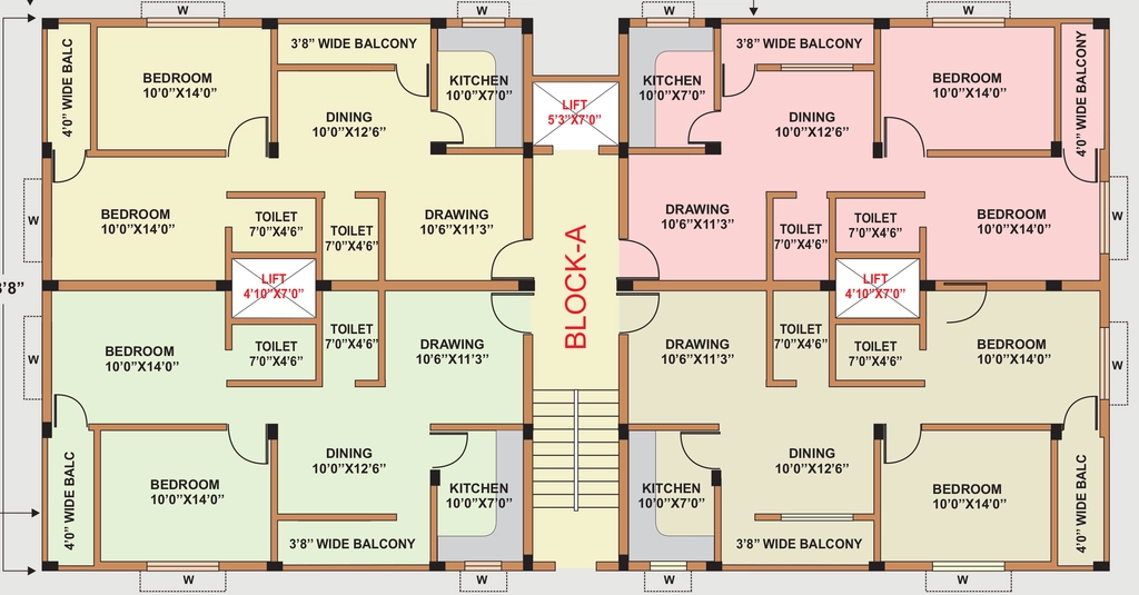 Floor Plan of Jayashree Plaza in Balianta, Bhubaneswar - Image 385082