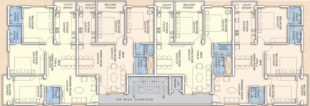 Floor Plan of Joel Shiv Sagar in Cuttack, Bhubaneswar - Image 385089