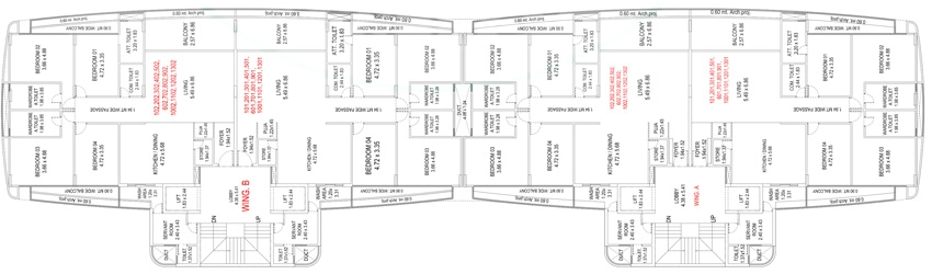 Floor Plan of Adyah 83 Aarna in Kalali, Vadodara - Image 385093