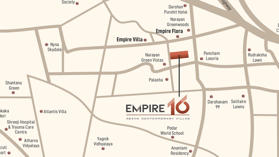 Location of Shreeji Empire 16 - Image 385106