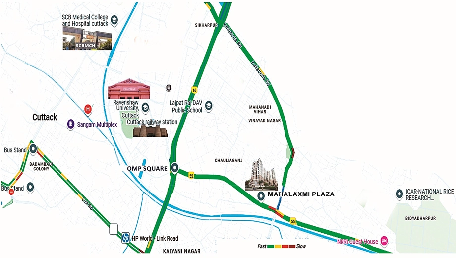 Location of Mahalaxmi Plaza - Image 385197