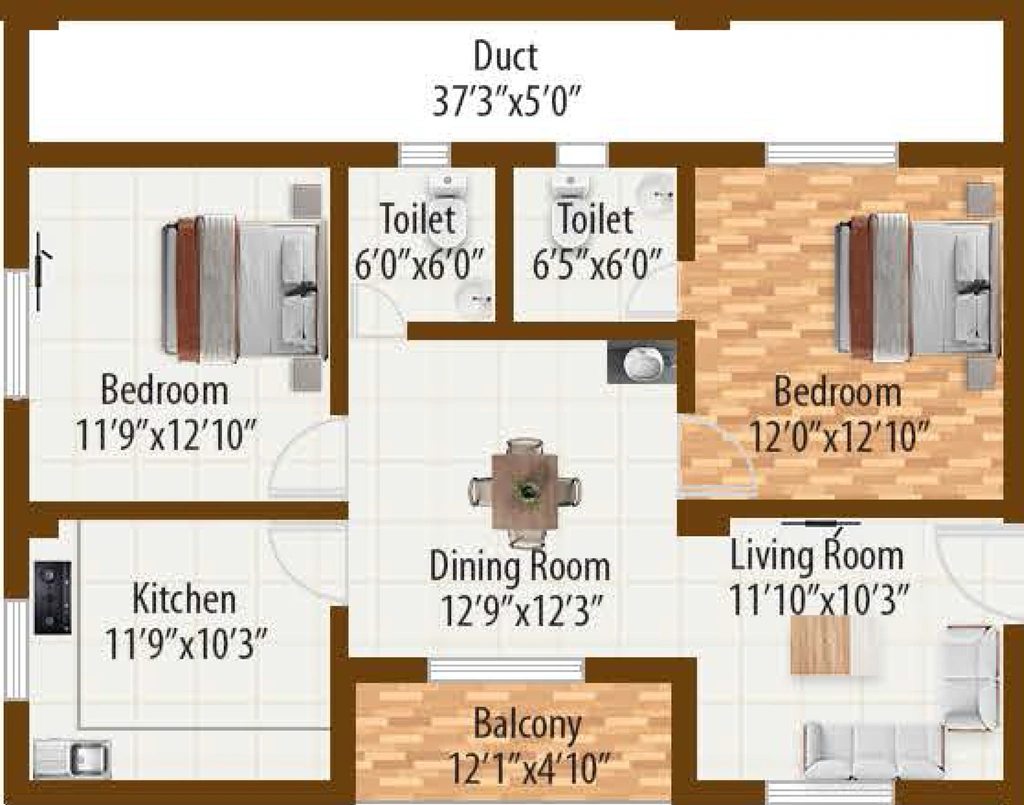 2 BHK Flat in Mahodadhi Galaxy in Phulnakhara, Bhubaneswar - Image 910423