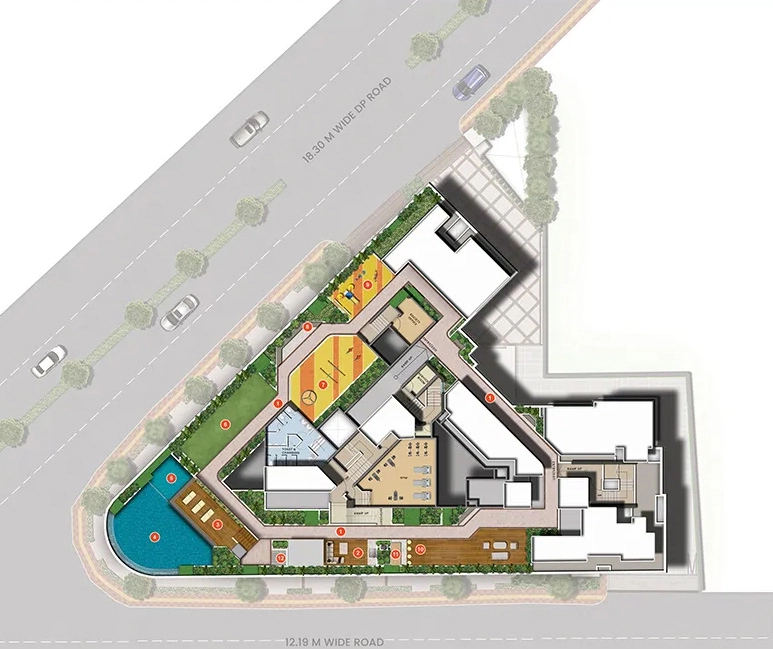 Master Plan of Shapoorji Nine Arcs in Santacruz East, Mumbai - Image 402248