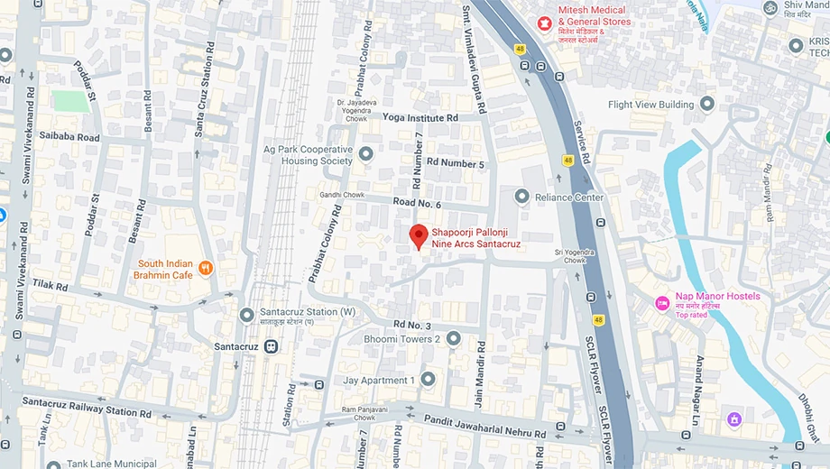 Location of Commercial Shapoorji Nine Arcs - Image 402255