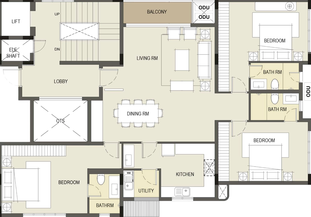 3 BHK Flat in Chaitanya Rajshri in Nungambakkam, Chennai - Image 910462
