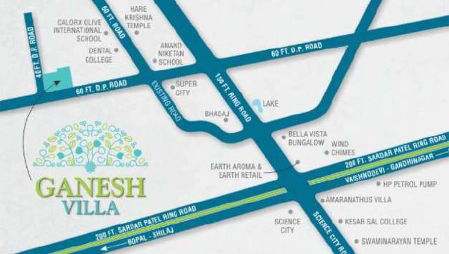 Location of Bhagwati Ganesh Villa - Image 385288