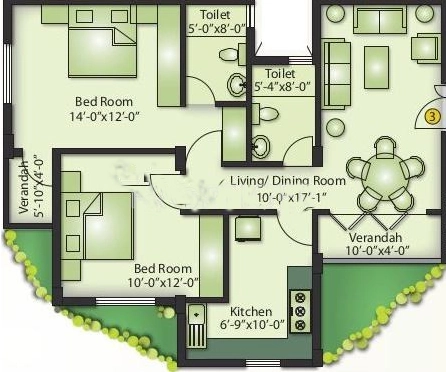 2 BHK Flat in Supratik Elegance in Jagamara, Bhubaneswar - Image 910603