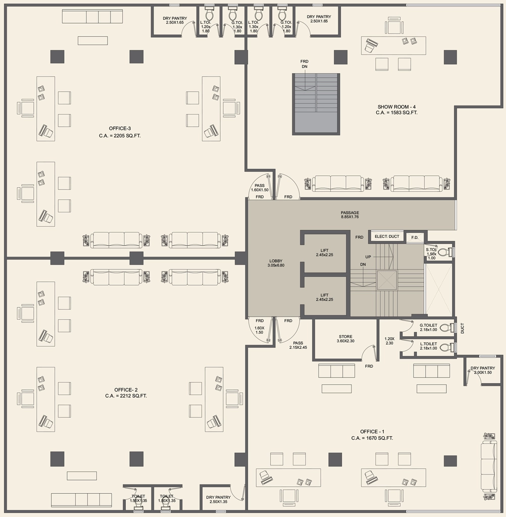 Floor Plan of SS House in Vile Parle East, Mumbai - Image 388962