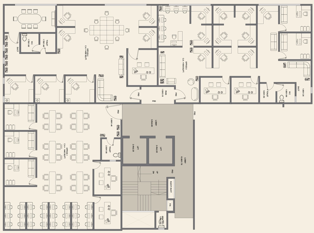 Floor Plan of SS House in Vile Parle East, Mumbai - Image 388965