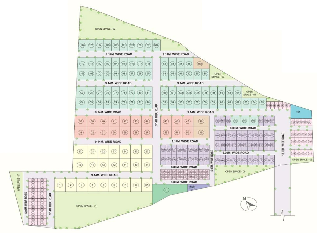 Master Plan of Pratyaksh Riverdale in Cuttack, Bhubaneswar - Image 385317