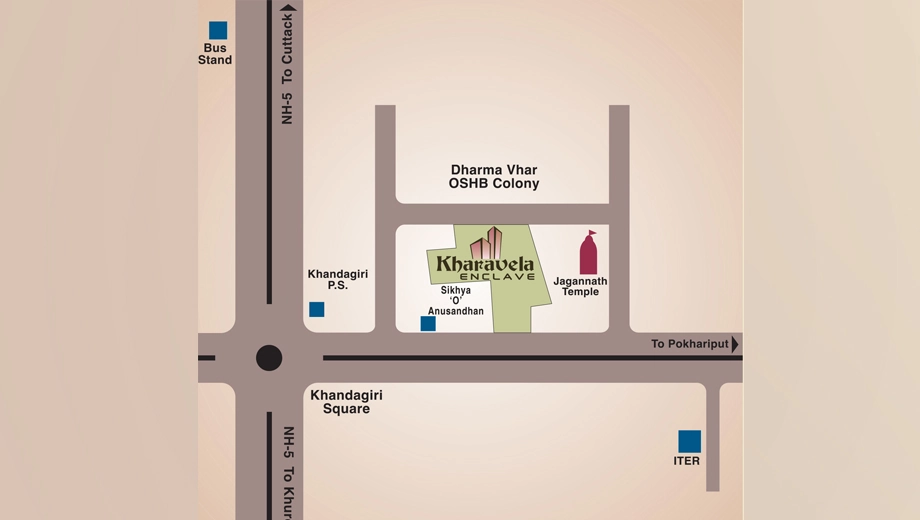 Location of OCHB Kharavela Enclave - Image 385677
