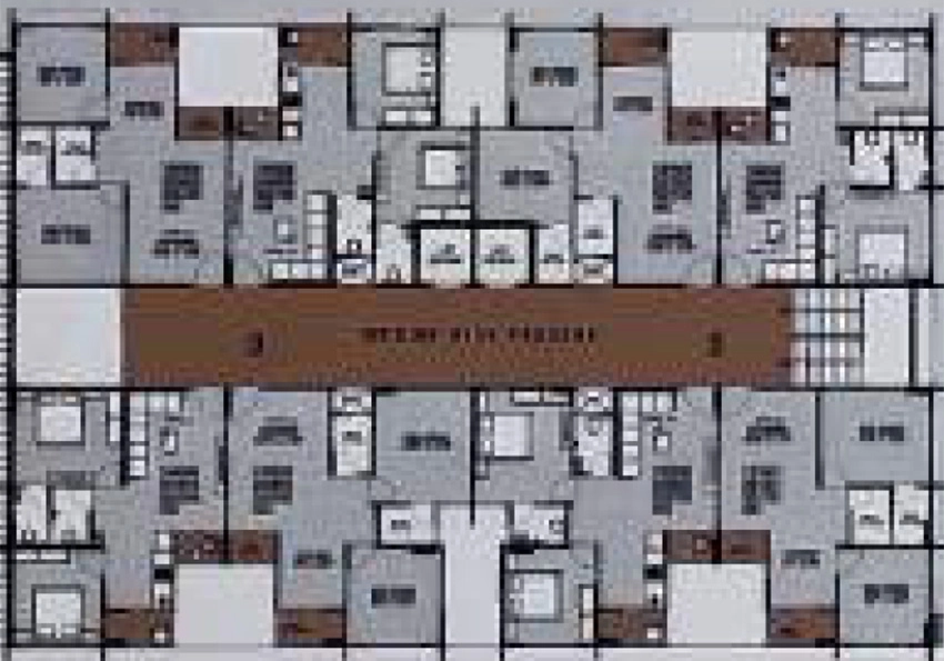 Floor Plan of Ganesh Aaradhana Sky in Narol, Ahmedabad - Image 385340