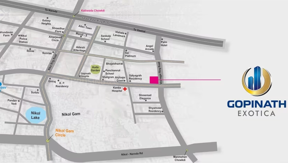 Location of Commercial Gopinath Exotica - Image 385365