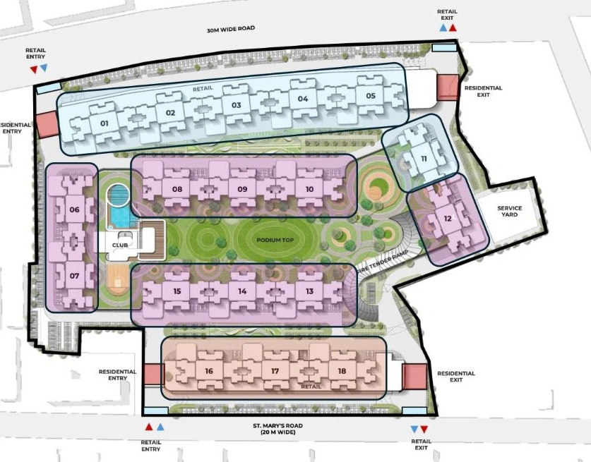 Master Plan of The Great Western Mumbai in Naigaon East, Palghar - Image 391428