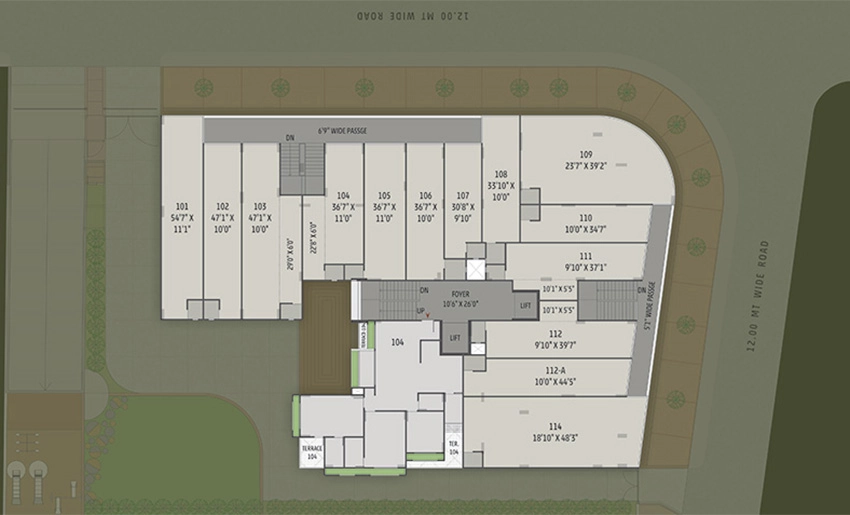 Master Plan of Madhav Advait in Bopal, Ahmedabad - Image 385384