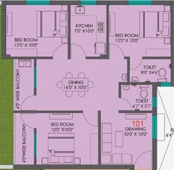 3 BHK Flat in Subha Ratnam in Padhansahi, Bhubaneswar - Image 910594