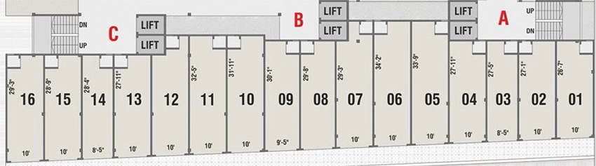 Floor Plan of Commercial Maruti Sarthi Residency in Nava Naroda, Ahmedabad - Image 385477