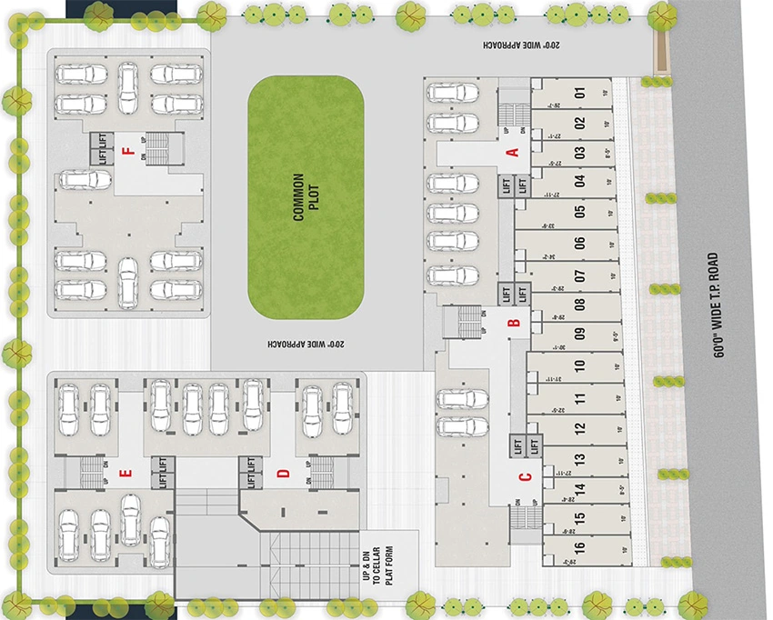 Master Plan of Commercial Maruti Sarthi Residency in Nava Naroda, Ahmedabad - Image 385476