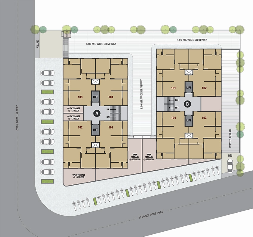 Master Plan of Nilkanth Parivar in Vastral, Ahmedabad - Image 385506