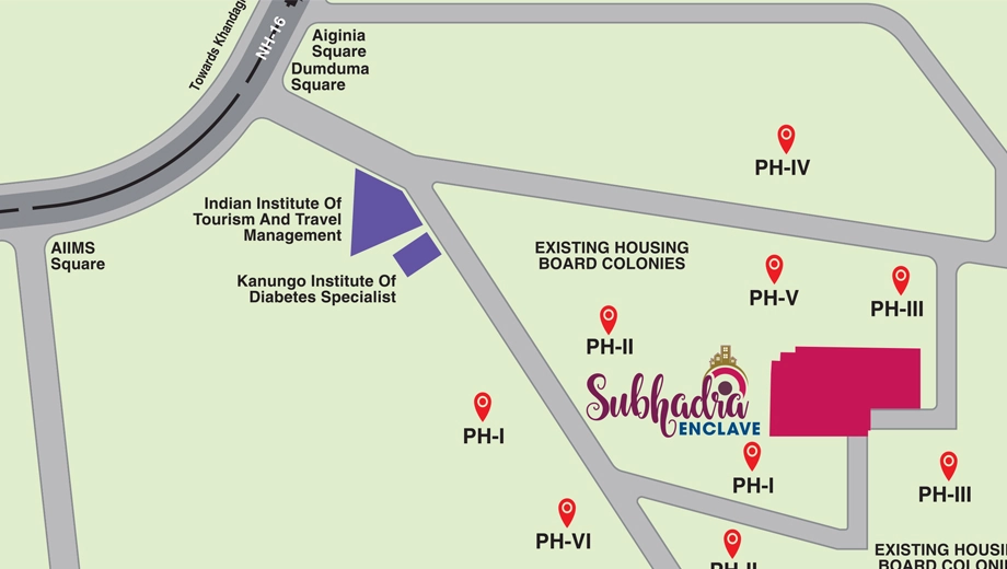 Location of Neelachala Subhadra Enclave - Image 385668