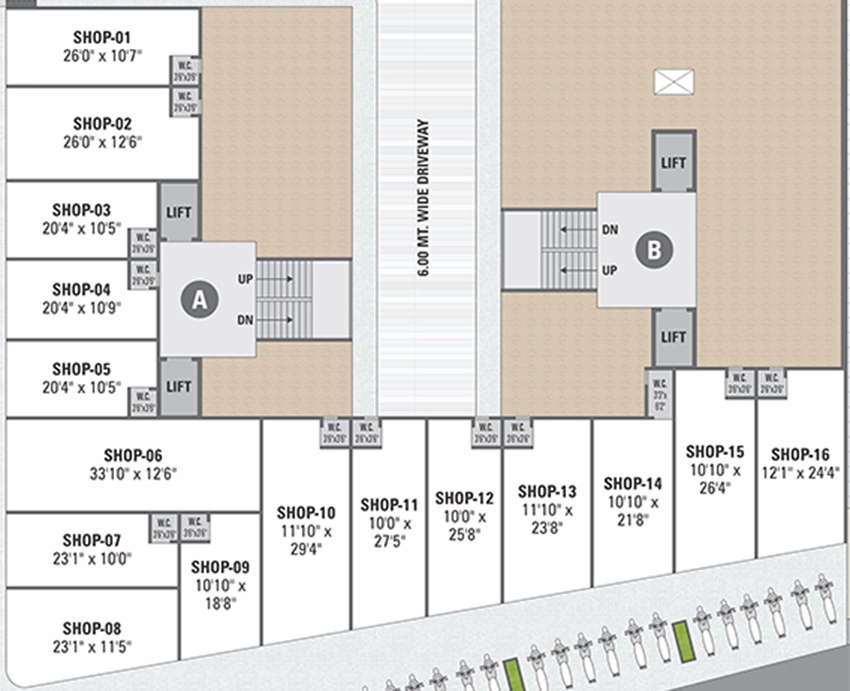Floor Plan of Commercial Nilkanth Parivar in Vastral, Ahmedabad - Image 385525