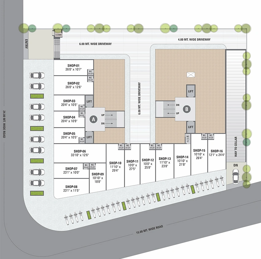 Master Plan of Commercial Nilkanth Parivar in Vastral, Ahmedabad - Image 385523