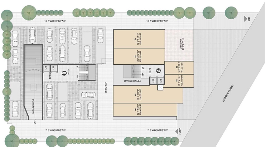 Master Plan of Commercial Parshwa Venue 82 in Shilaj, Ahmedabad - Image 385536