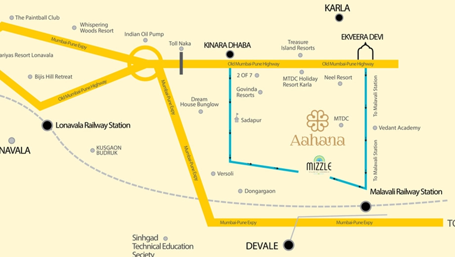 Location of Prabhavee Mizzle in Lonavala, Pune - Image 386235