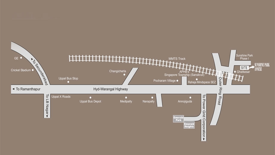 Location of Modi Sunshine Park - Image 386109
