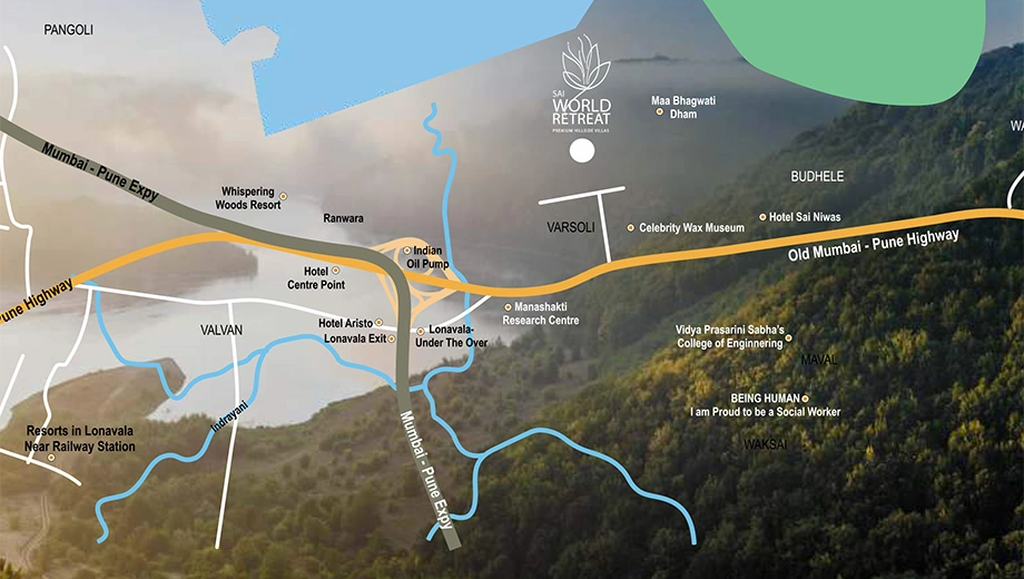 Location of Paradise Sai World Retreat - Image 386450