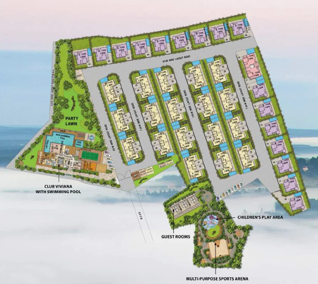 Master Plan of Paradise Sai World Retreat in Lonavala, Pune - Image 386452