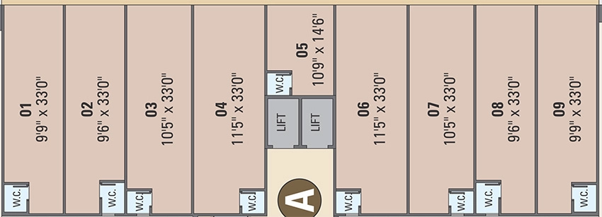 Floor Plan of Commercial Shree Orchid Paradise in Nava Naroda, Ahmedabad - Image 385593