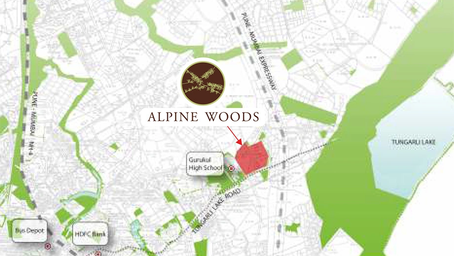 Location of Ashapura Alpine Woods in Lonavala, Pune - Image 387073