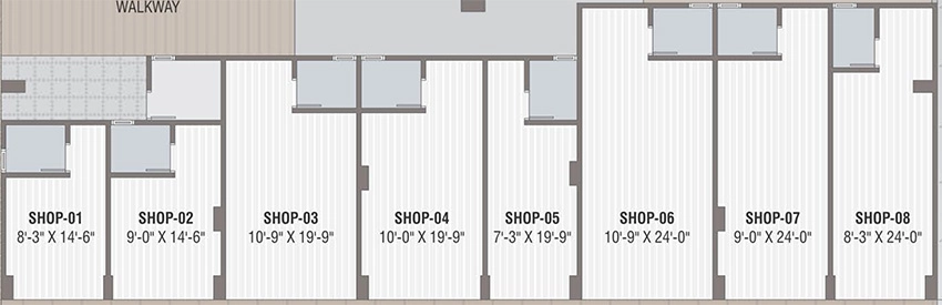 Floor Plan of Commercial Smarak Sthapana Parisar in Chandlodiya, Ahmedabad - Image 385612