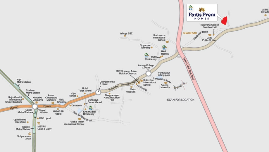 Location of Shiv Krishna Paras Prem Homes - Image 386535
