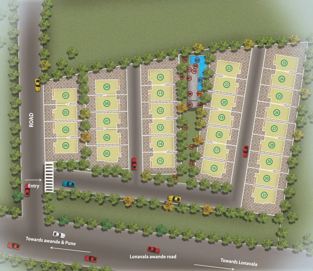 Master Plan of Deans Vervena in Lonavala, Pune - Image 387063