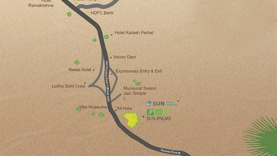 Location of Sun Palms - Image 387276