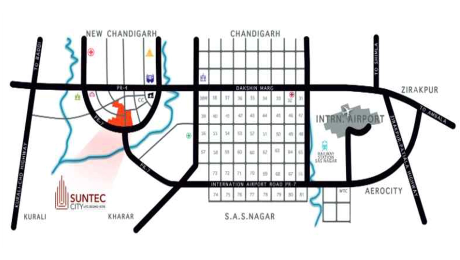 Location of ABS LA Canela in New Chandigarh, Chandigarh - Image 385691