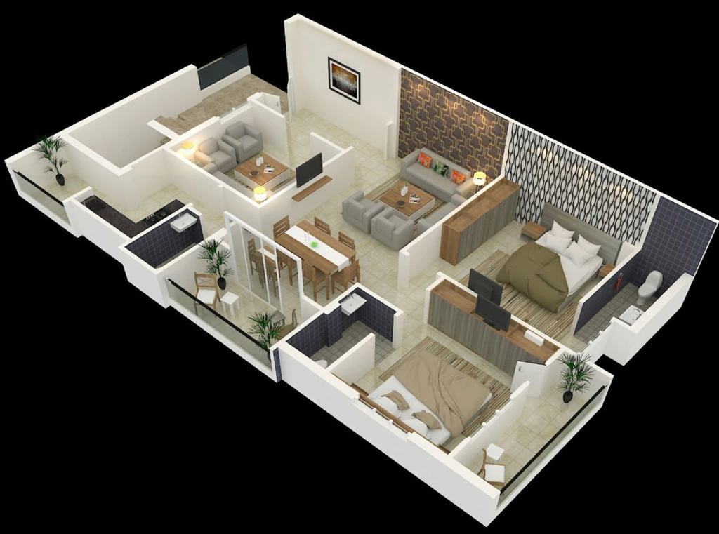 3 BHK Flat in Srin Mr Crown in Malakpet, Hyderabad - Image 910953