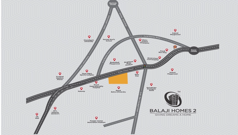 Location of Balaji Homes 2 - Image 385737