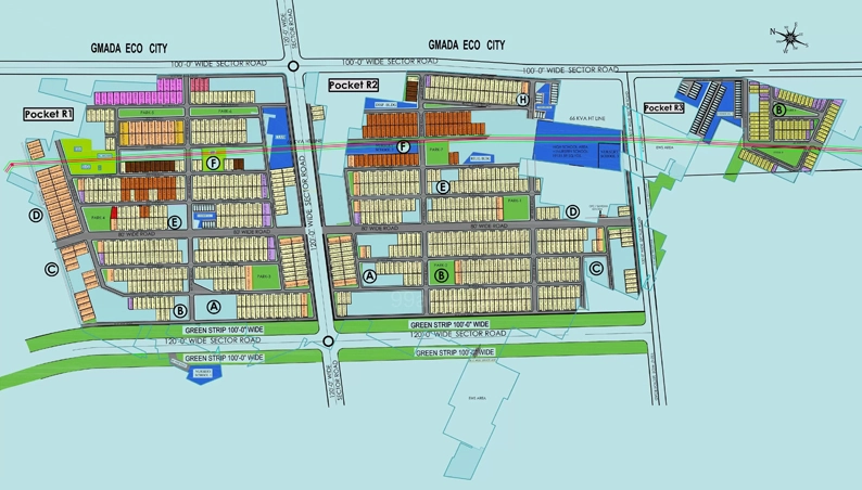 Master Plan of DLF Hyde Park Estate in Mullanpur Garibdass, Chandigarh - Image 385752