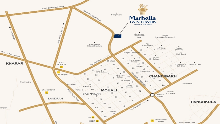 Location of Marbella Twin Towers - Image 385780