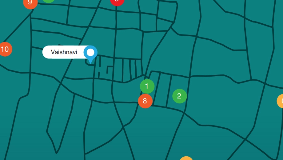 Location of Chaitanya Vaishnavi - Image 385791
