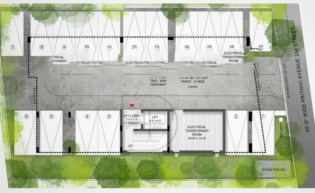 Master Plan of Chaitanya Vaishnavi in Alwarpet, Chennai - Image 385794